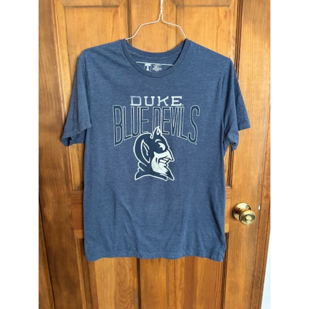 University of Duke Short Sleeve T-Shirt Blue Size Large